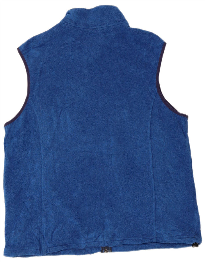 Мужской флисовый жилет L.L.Bean UK 40, большой синий полиэстер