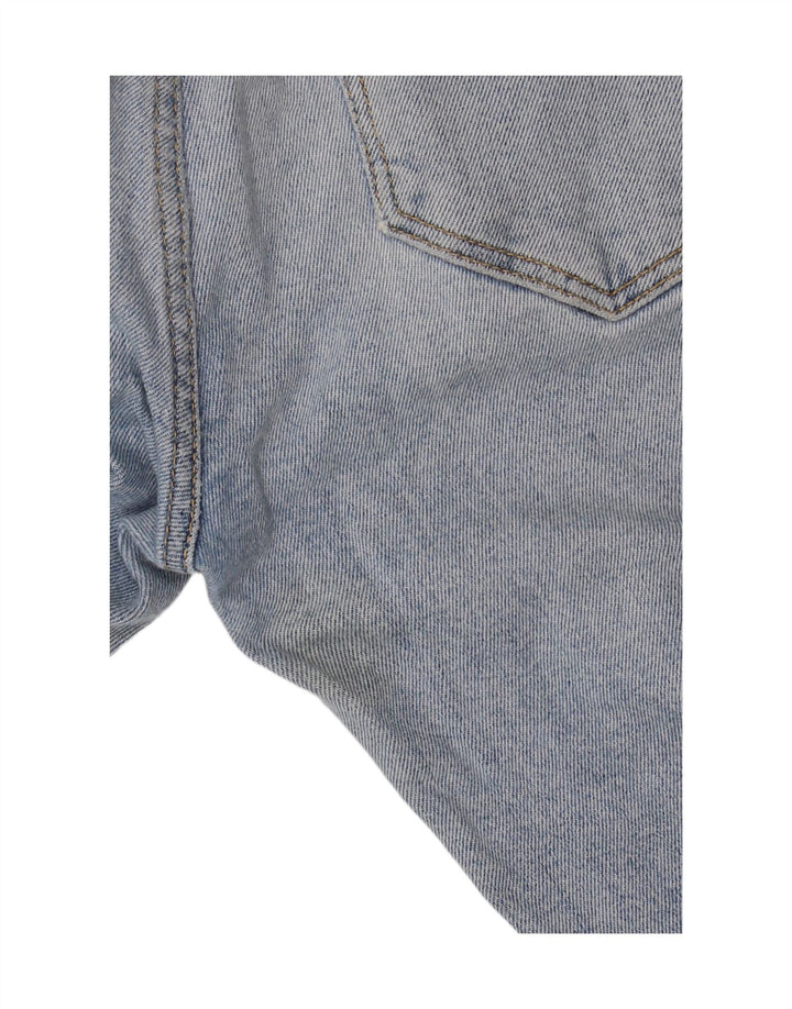 Женские потертые узкие джинсы Zara EU 38, маленькие W28 L28, синие