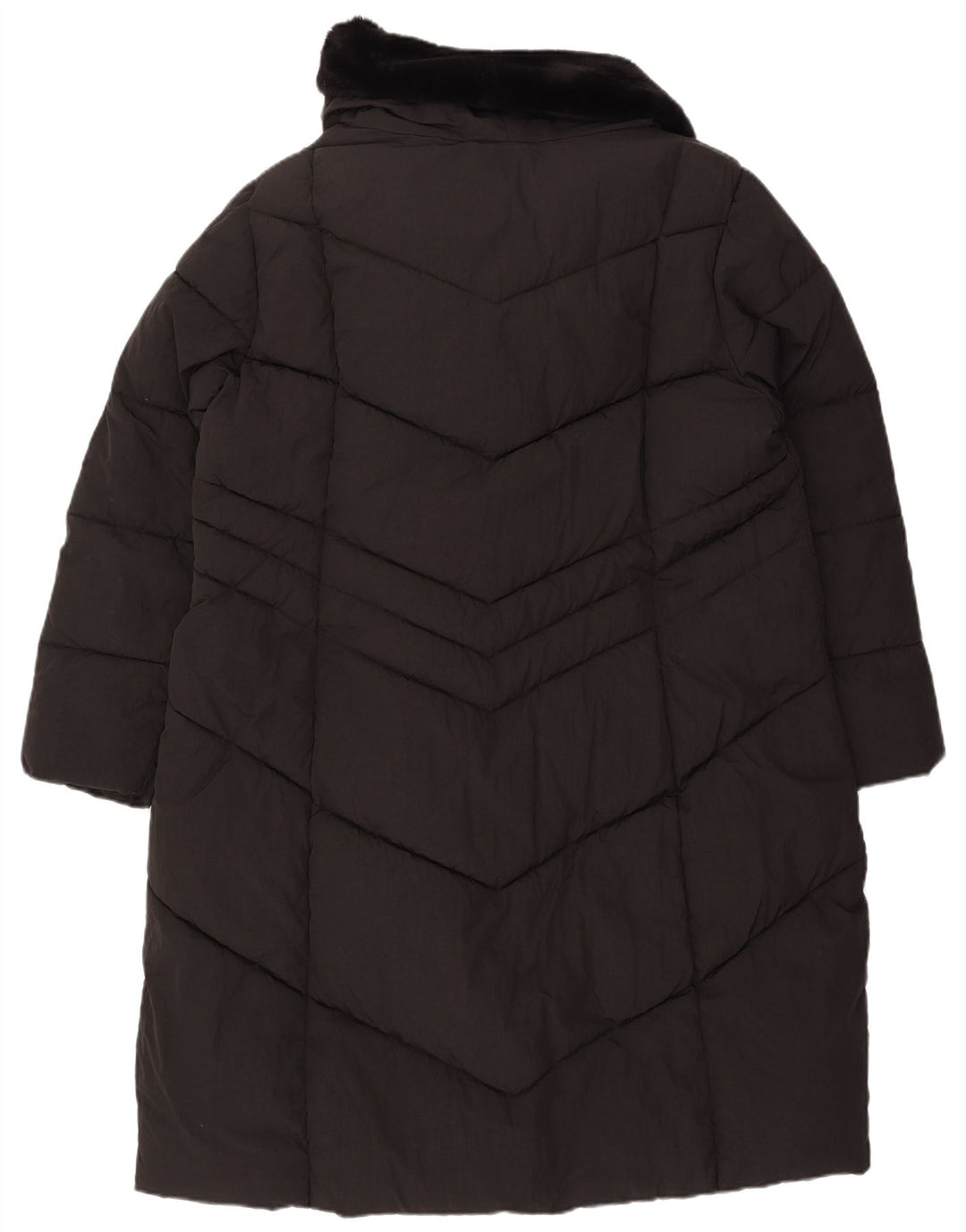 Женское стеганое пальто MONSONON UK 18 XL, черный нейлон