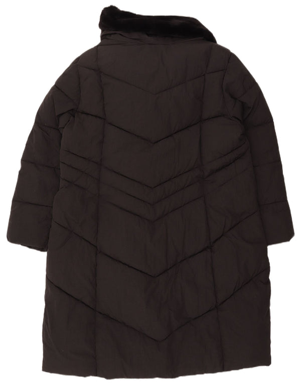 Женское стеганое пальто MONSONON UK 18 XL, черный нейлон