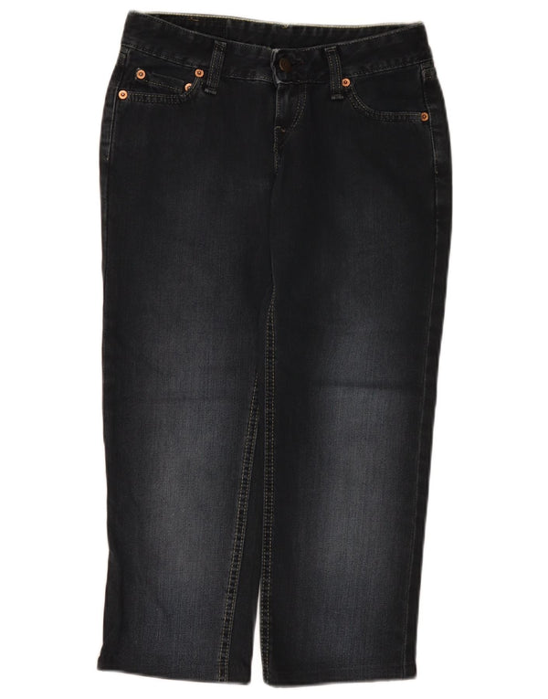 Женские капри Levi's 557 с низкой талией W25 L22, черные хлопковые