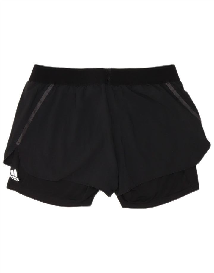 Женские спортивные шорты Adidas UK 14, большие черные