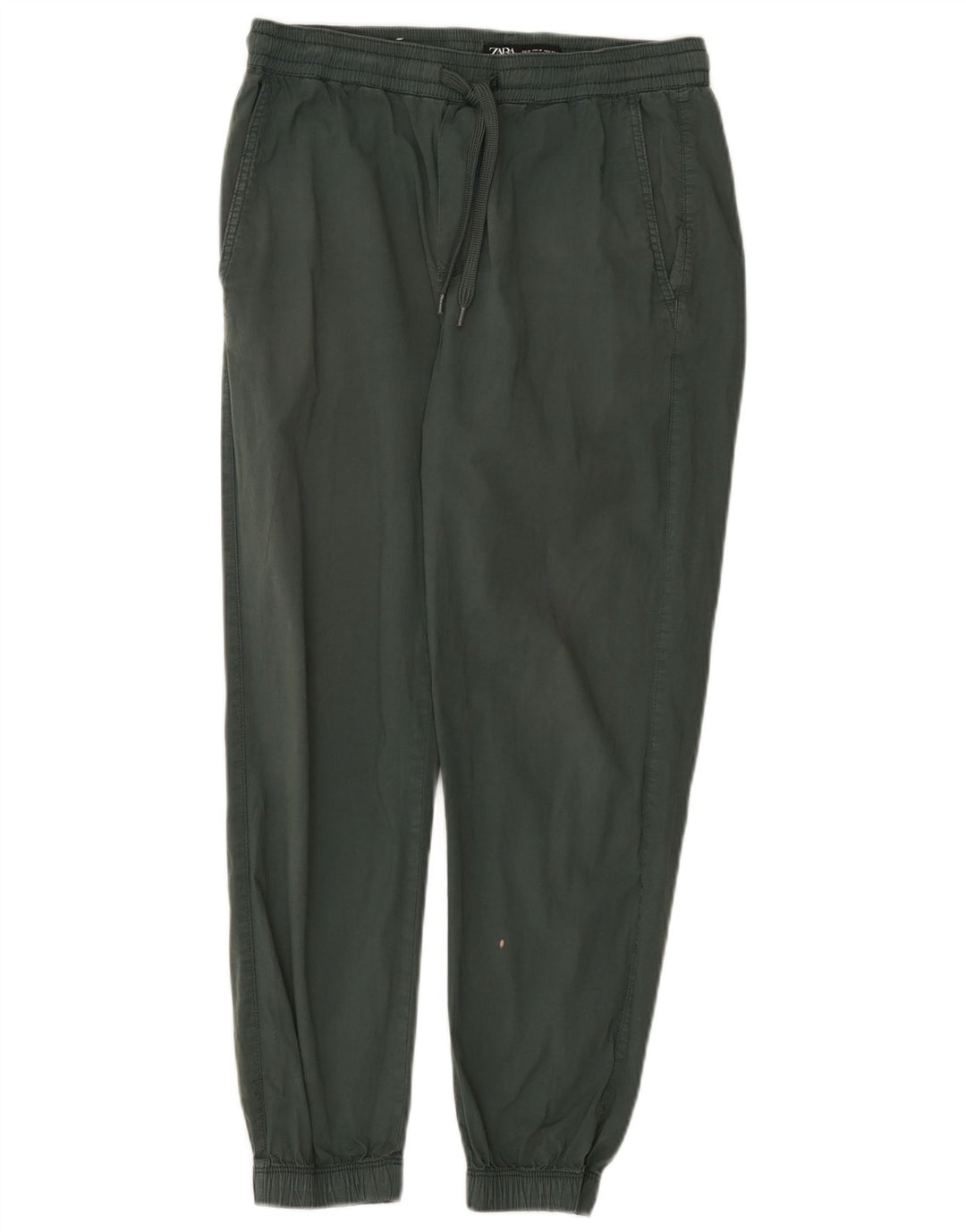Женские джоггеры Zara Medium W28 L26, зеленые хлопковые брюки