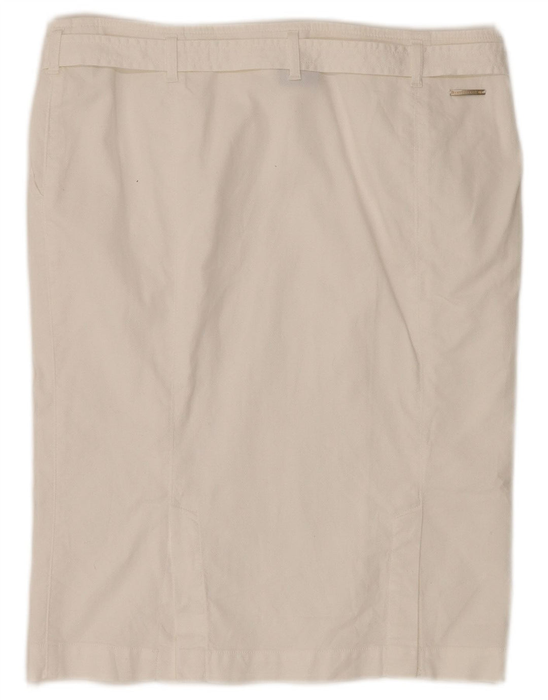 TRUSSARDI Юбка женская прямая IT 46 Большая W34 Белая