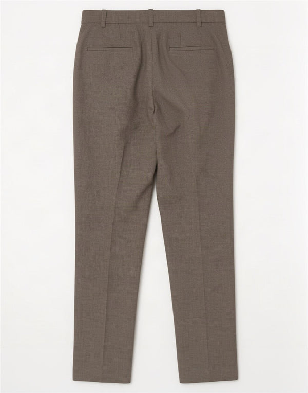 Marks & Spencer Womens Suit Trousers UK 14 Large W32 L27 Black Houndstooth