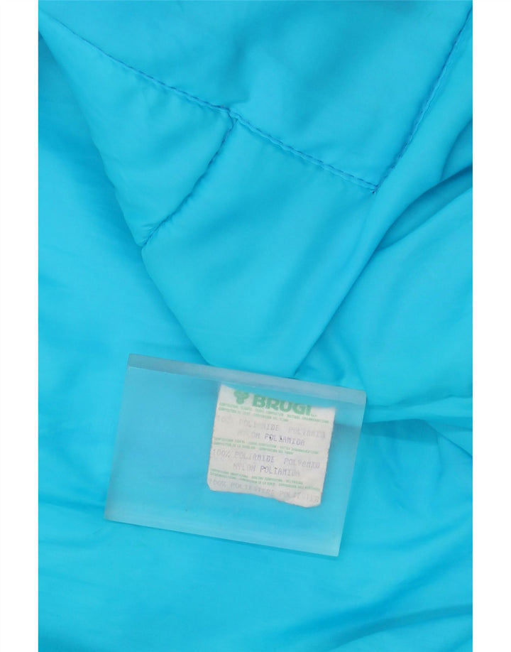 Мужская ветровка Brugi IT 50, большая синяя, полиамид с цветными блоками