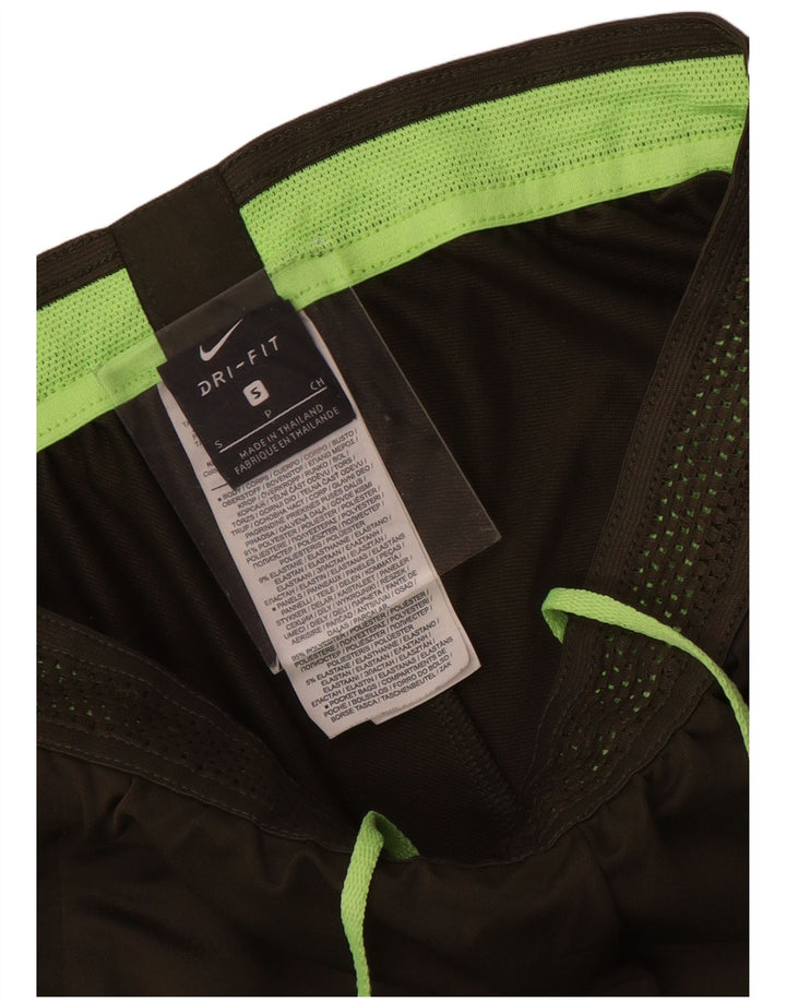 Мужские спортивные брюки Nike Dri Fit, малый цвет хаки, полиэстер с геометрическим рисунком