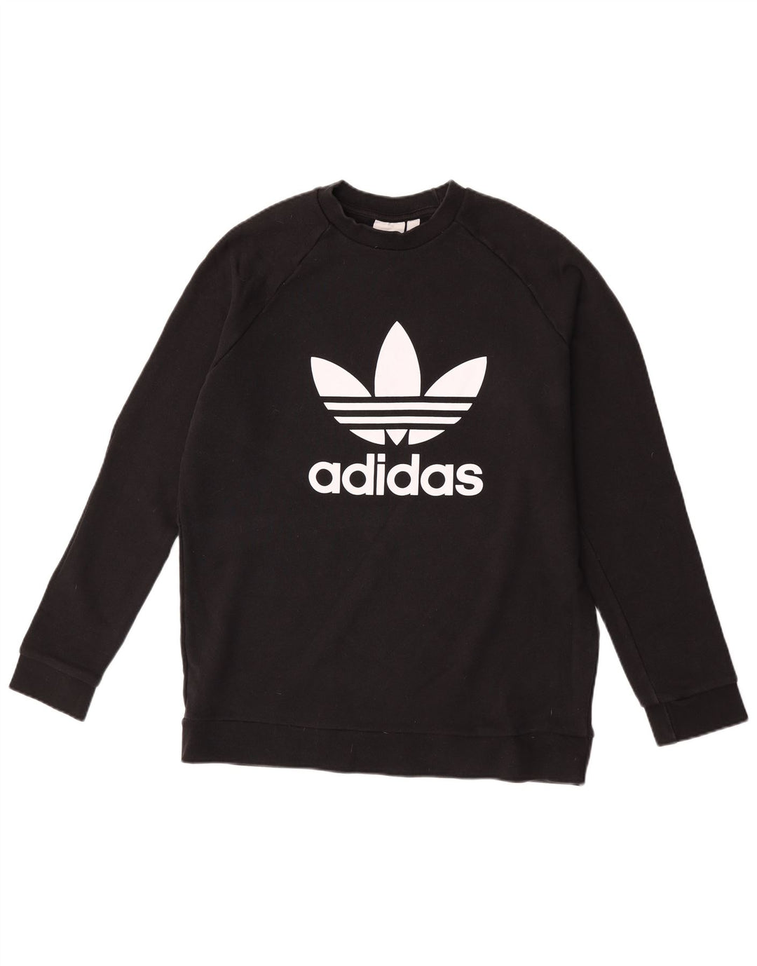 Мужской свитер с рисунком Adidas, большой черный хлопковый джемпер