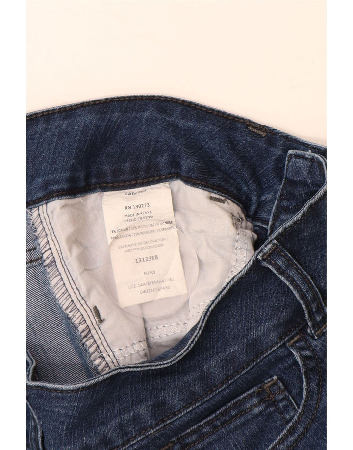 Женские джинсы-капри свободного покроя LEE, размер США 8, средний размер W28 L18, синий хлопок