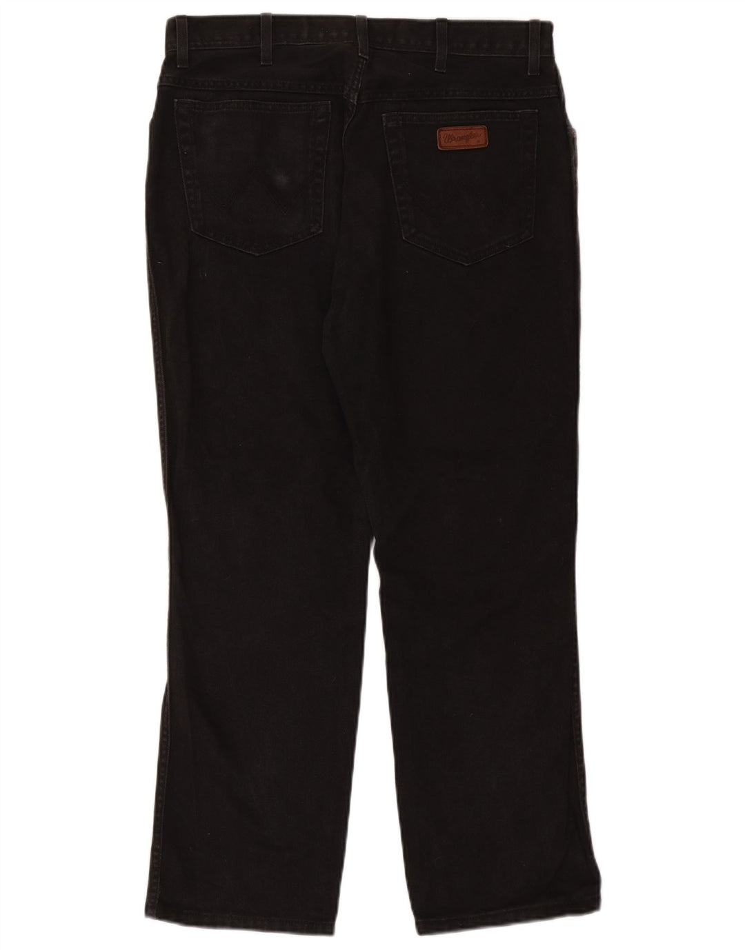Мужские прямые джинсы Wrangler стандартного кроя W36 L30, черный хлопок