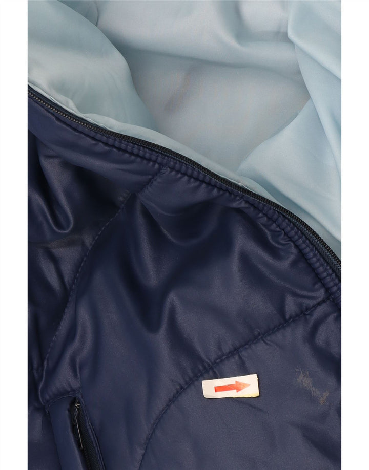 Винтажная мужская стеганая куртка IT 54 2XL Темно-синий Полиамид