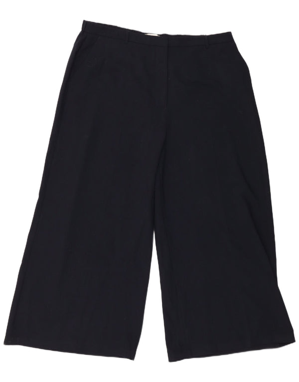 Женские широкие брюки чинос Marks & Spencer UK 22 3XL W42 L28 Темно-синие