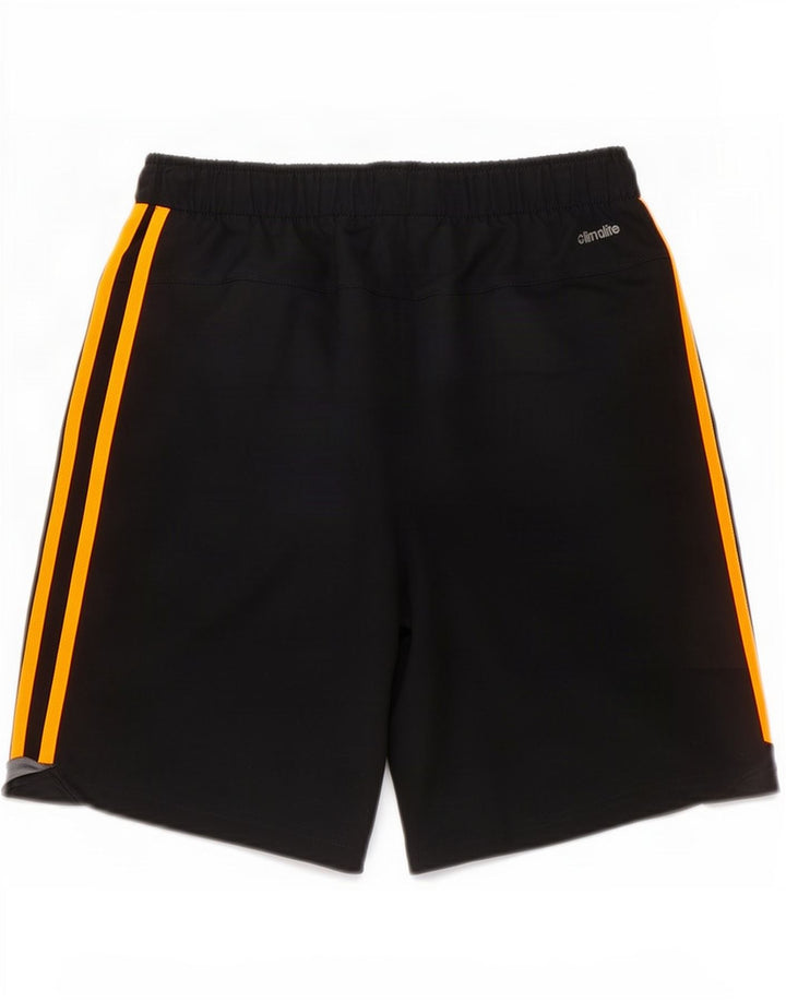 Мужские спортивные шорты Adidas Climalite, маленькие черные из полиэстера