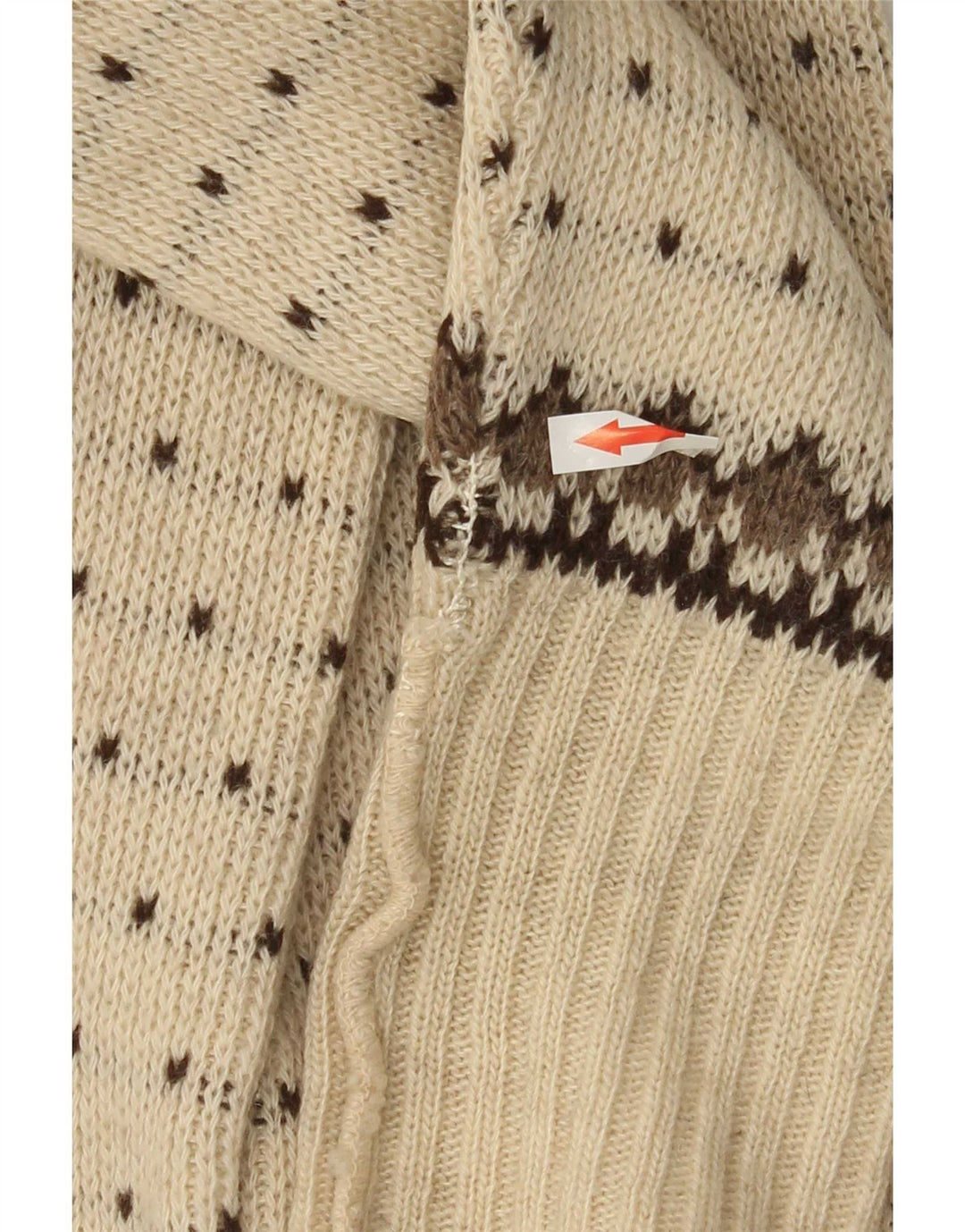 Мужской кардиган Clipper IT 54 XL Off White Fair Isle Wool