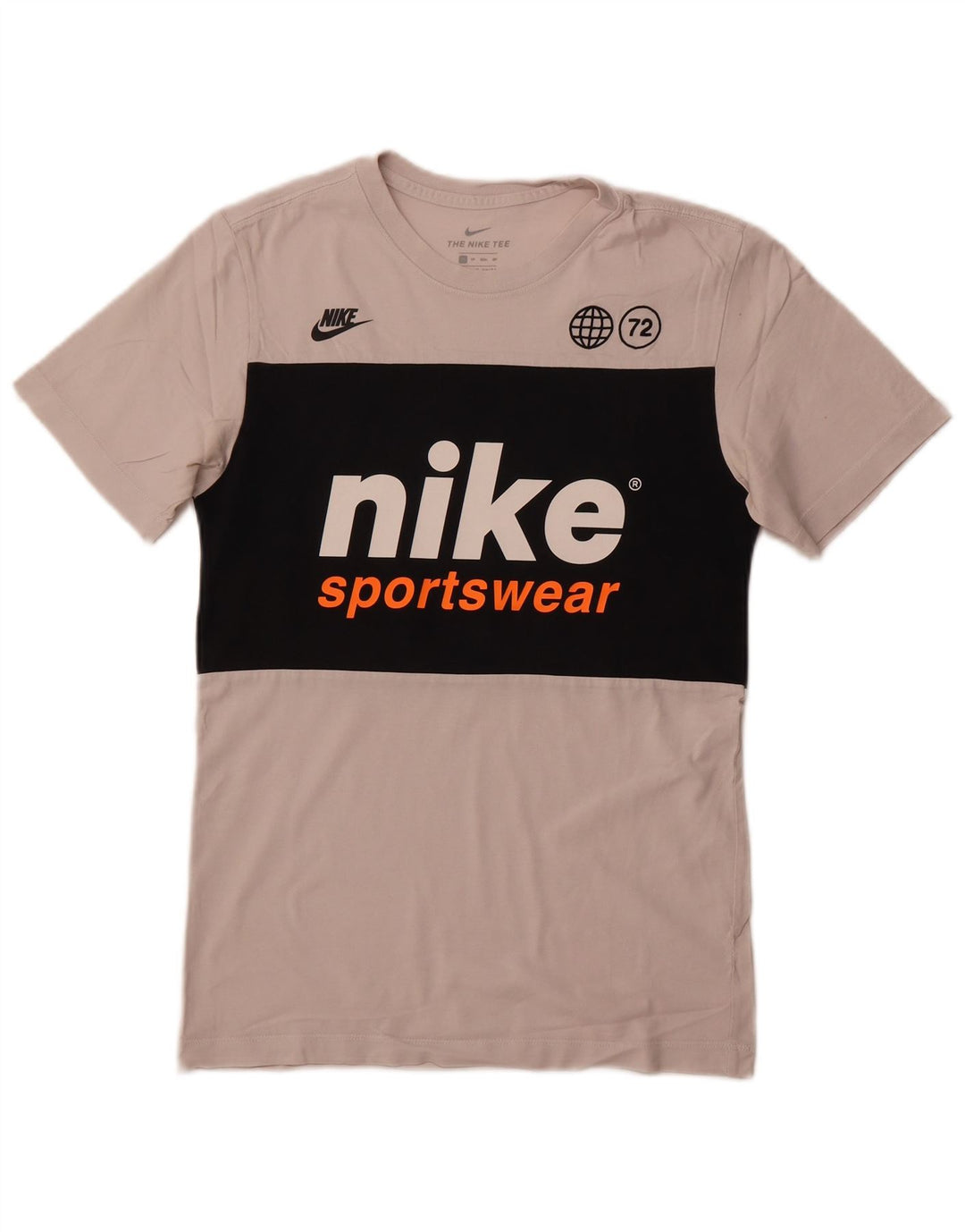 Мужская футболка с рисунком Nike Top XS, белая с цветными блоками