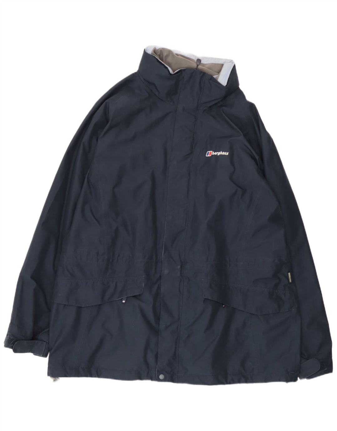 Женская дождевик с капюшоном Berghaus UK 20 2XL Темно-синий полиэстер