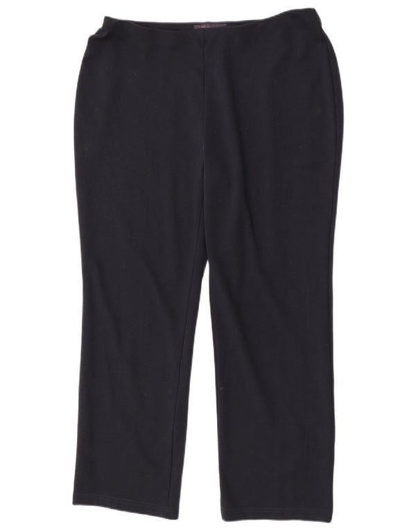 Женские повседневные брюки Marks & Spencer UK 14, большие W34 L27, темно-синие
