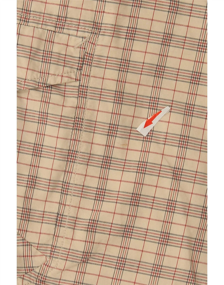 Invicta Мужские шорты-карго IT 52 XL W36 Бежевые в клетку, хлопок