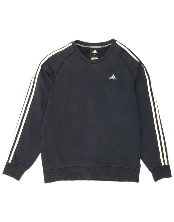 Adidas Mens Clima 365 Толстовка Джемпер Маленький Темно-Синий Хлопок