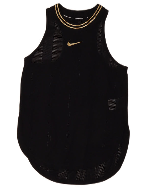 Женский жилет Nike Dri Fit Top UK 10, маленький черный нейлон