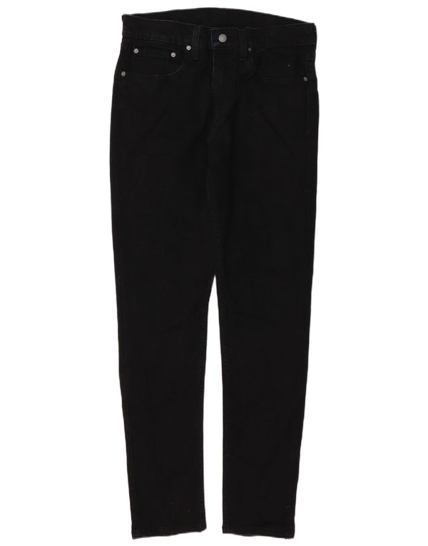 Мужские зауженные зауженные джинсы LEVI'S 512 W34 L32, черный хлопок