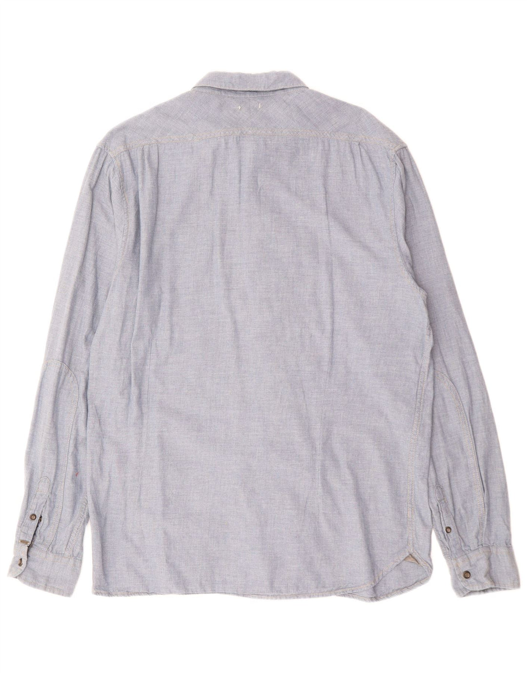 Мужская рубашка SCOTCH & SODA, хлопок среднего синего цвета