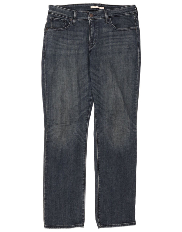 Женские прямые джинсы Levi's 314 Shaping США 16 2XL W33 L31 Синий хлопок