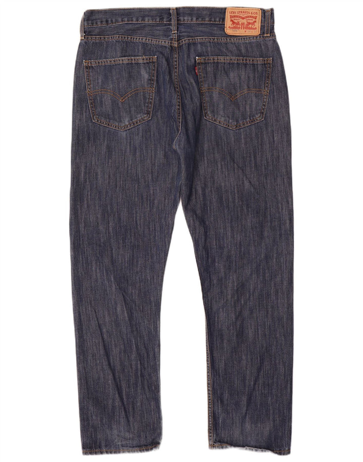 Мужские джинсы Levi's 508 Regular зауженные W34 L30 Темно-синие