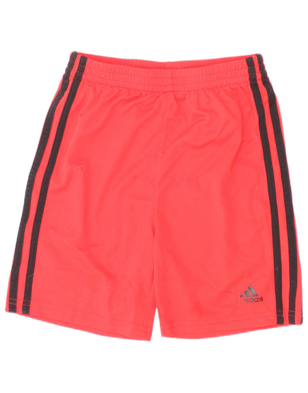 Спортивные шорты Adidas для девочек 5-6 лет, красный полиэстер