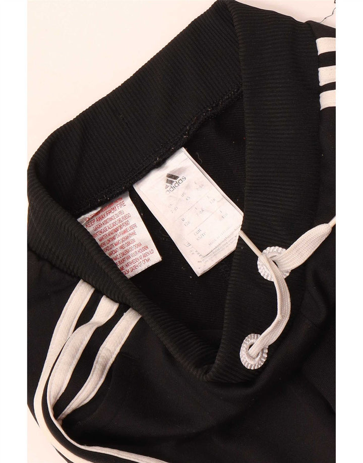 Спортивный костюм Adidas для мальчиков, брюки для бега, 7-8 лет, черный полиэстер