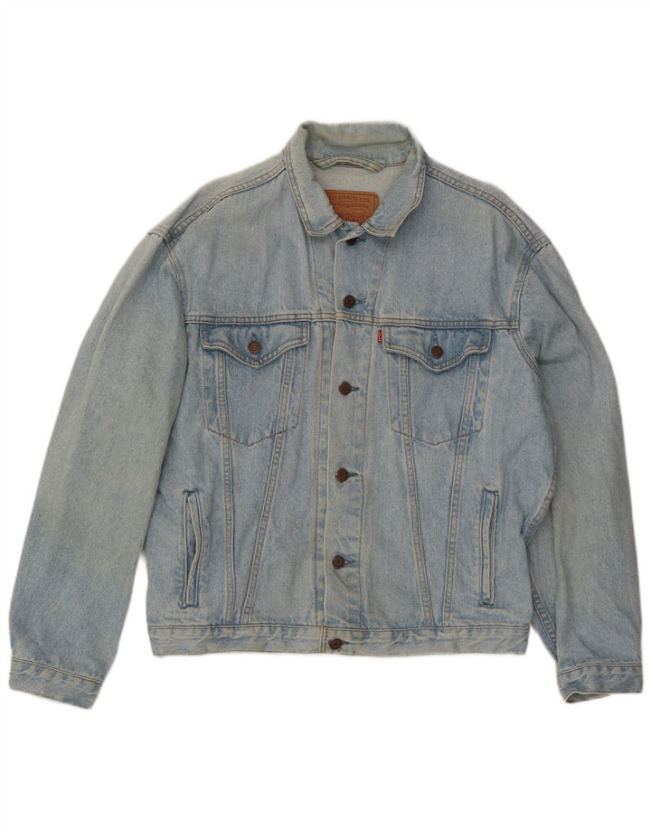 Мужская джинсовая куртка Levi's UK 38 средний синий