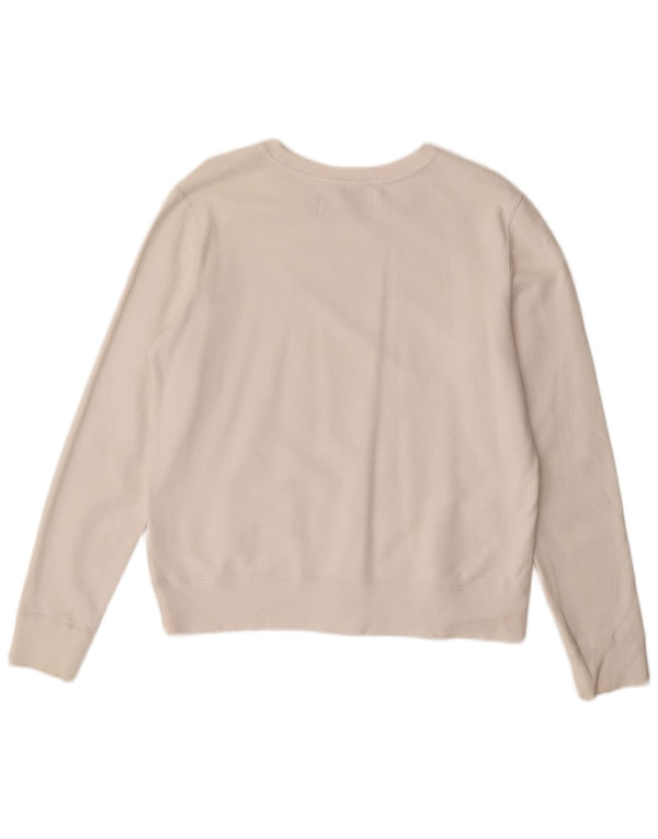 Женский свитер с рисунком Calvin Klein Jeans UK 14, средний белый