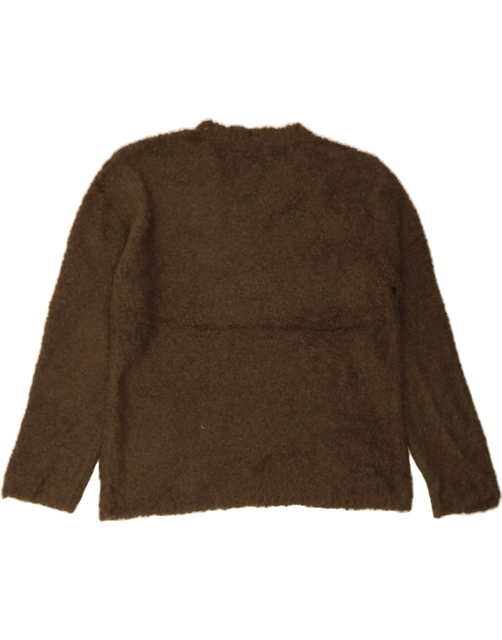 J. CREW Womens V-Neck Jumper Sweater UK 14 Large Khaki Vintage J. Crew and Second-Hand J. Crew from Messina Hembry 