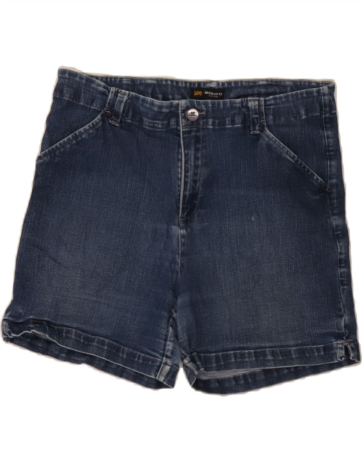 LEE Womens Regular Fit Mid Rise Denim Shorts W36 XL Navy Blue Vintage Lee and Second-Hand Lee from Messina Hembry 