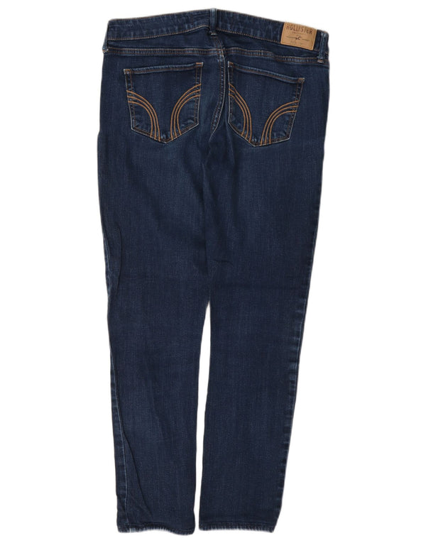 Женские узкие джинсы Hollister США 11, большие W30 L28, синие, хлопок