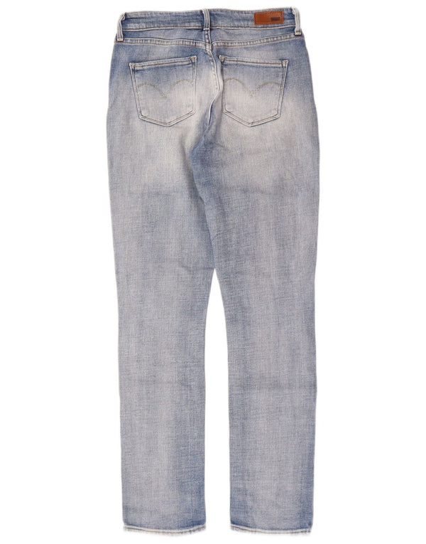 Женские узкие джинсы LEVI'S Demi Curve со средней посадкой W26 L30, синий хлопок