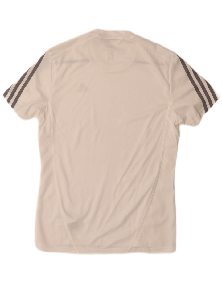 Мужская футболка Adidas Climalite Top XS, белый полиэстер