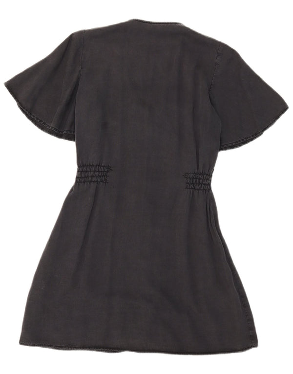 Zara Womens Shirt Dress UK 6 XS Black