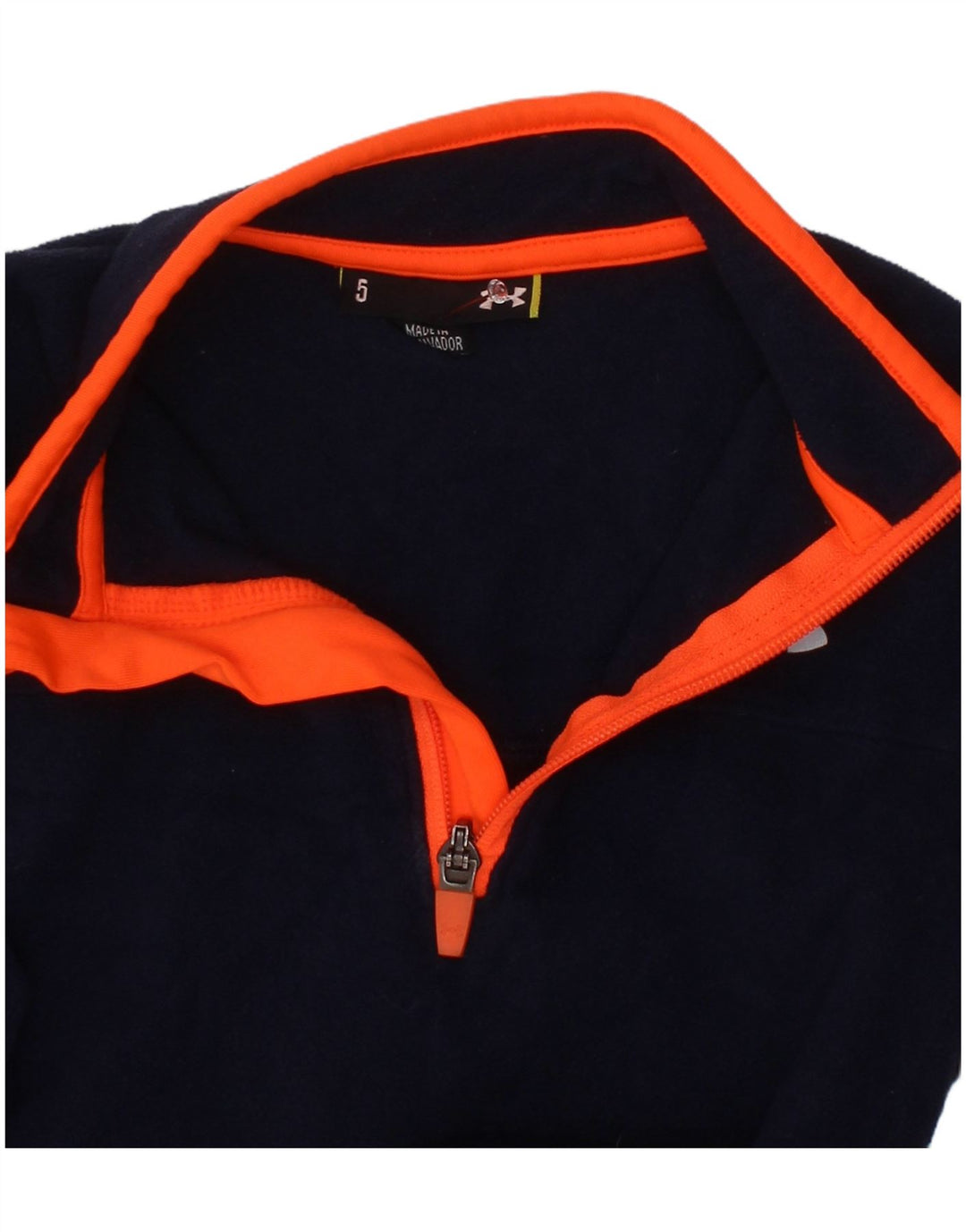 Флисовый джемпер Under Armour для мальчиков 4–5 лет, темно-синий, полиэстер