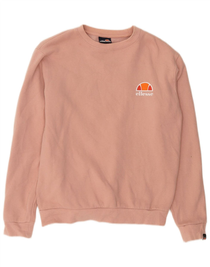 Женский джемпер оверсайз Ellesse UK 10, маленький розовый хлопок