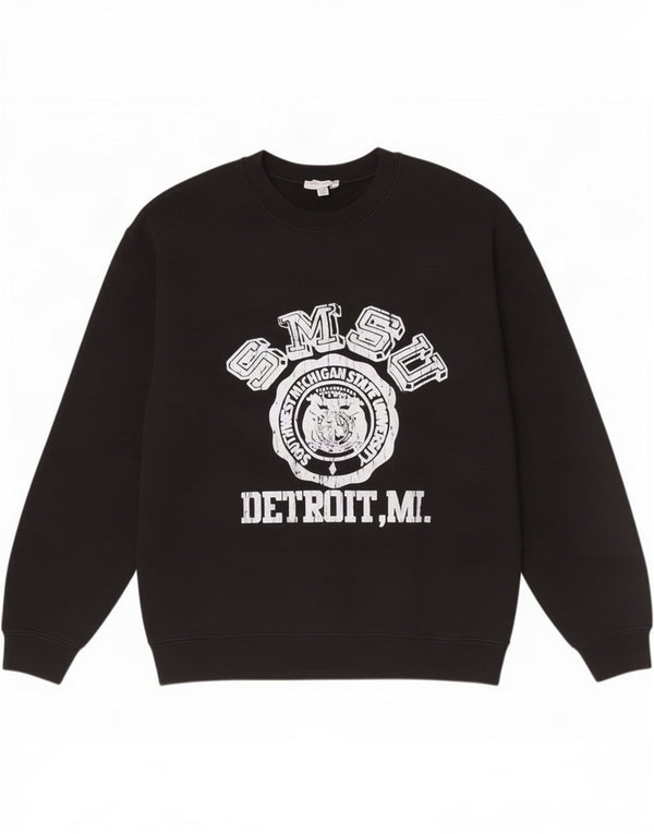 Женский джемпер с рисунком Topshop UK 14, средний черный