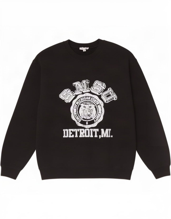 Женский джемпер с рисунком Topshop UK 14, средний черный