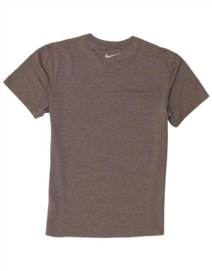 Мужская футболка Nike Dri Fit, большой серый полиэстер