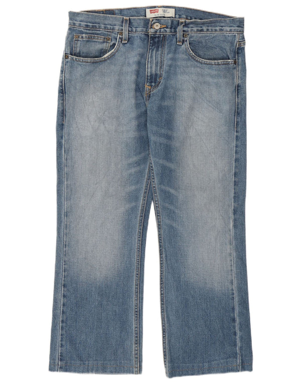 Мужские джинсы Levi's 507 Slim Bootcut W34 L26 синие, хлопок