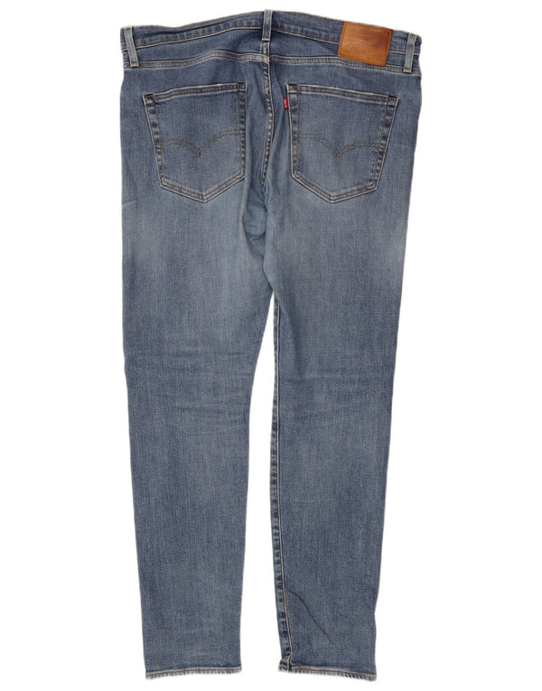 Мужские зауженные джинсы Levi's 512 W36 L34 синие, хлопок