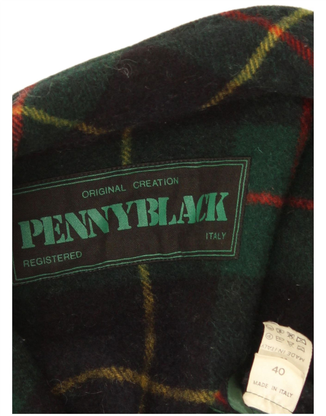 Женский пиджак свободного кроя Penny Black IT 40, маленькая зеленая клетка, шерстяной