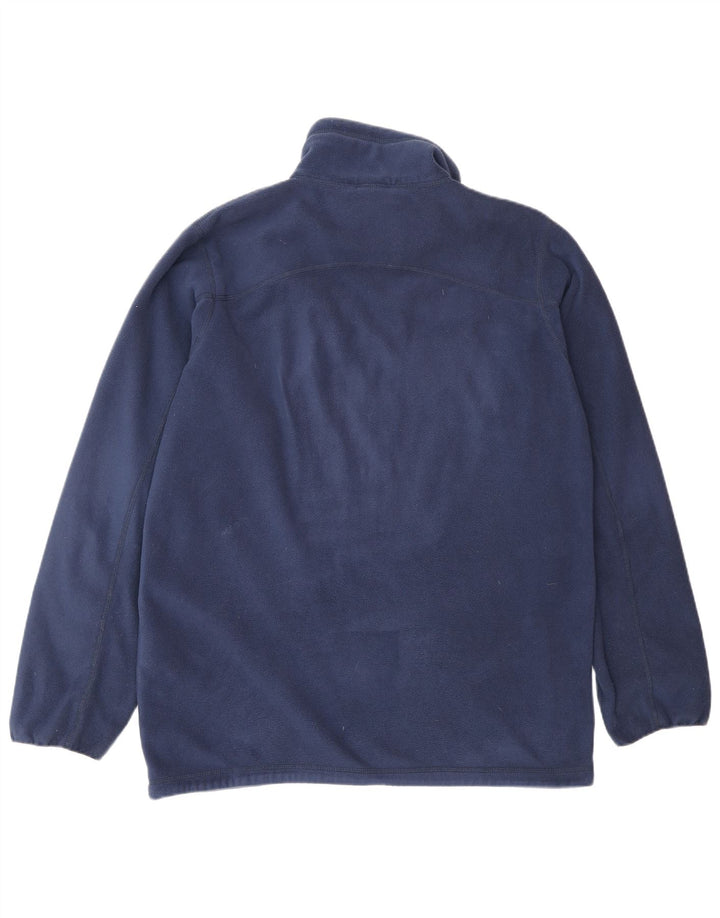 Мужская флисовая куртка Helly Hansen стандартного кроя UK 40, большая темно-синяя, полиэстер
