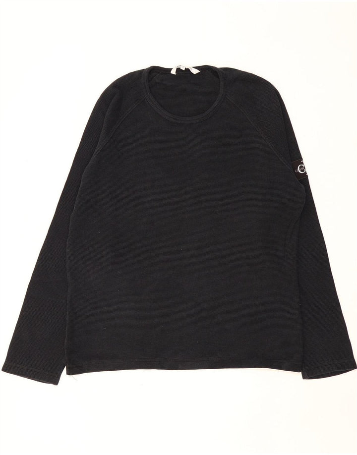 CALVIN KLEIN JEANS Мужской топ с длинным рукавом XL, черный