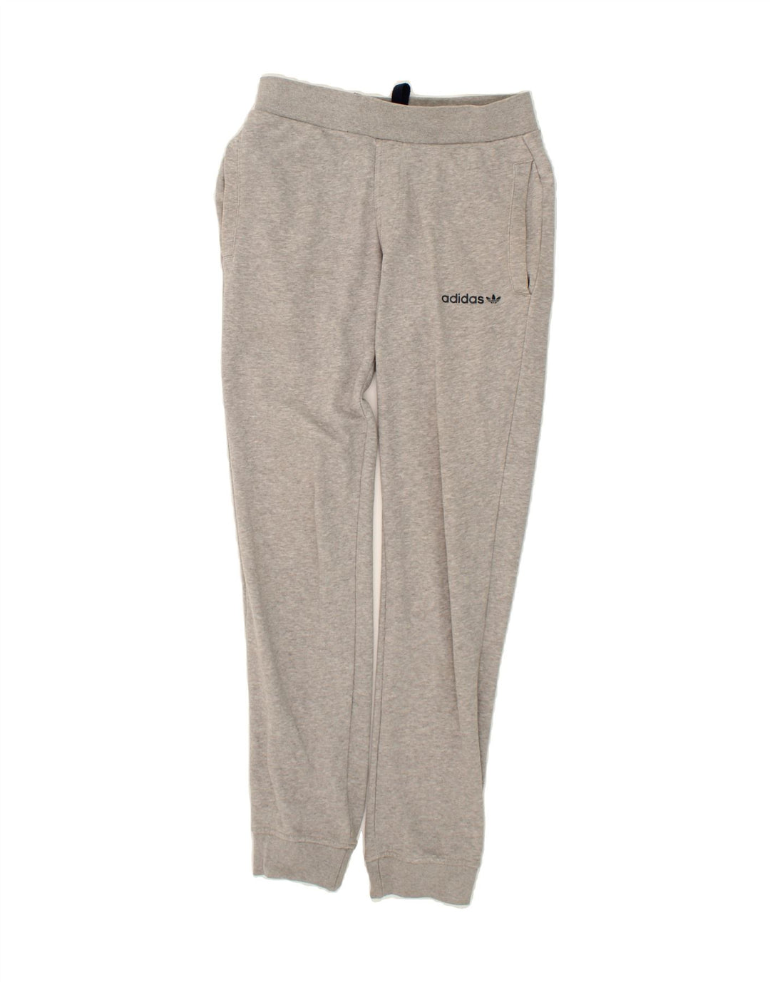 ADIDAS Mens Tracksuit Trousers Joggers Small Grey Cotton Vintage Adidas and Second-Hand Adidas from Messina Hembry 