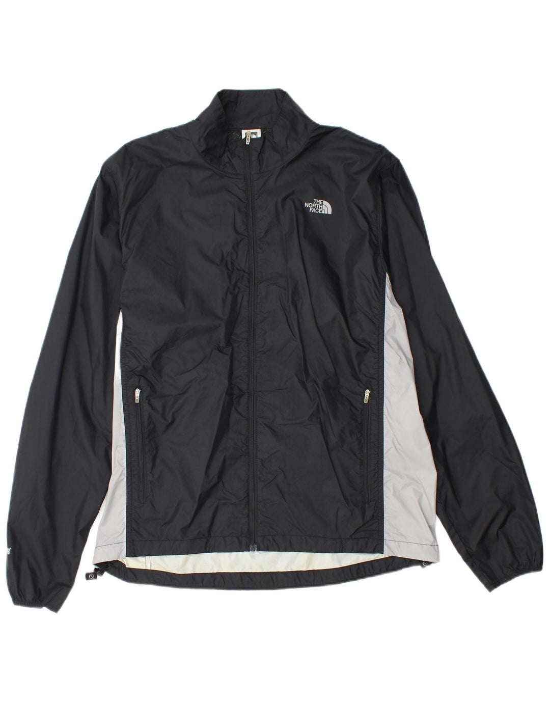 Мужская ветрозащитная спортивная куртка The North Face, большая черная цветная блокировка